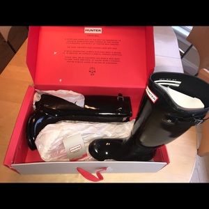 Hunter Boots BLACK size 8 BNWT!!! Womans!